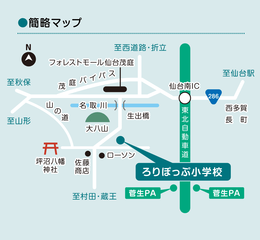 簡略マップ